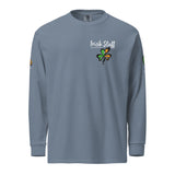 Irish Stuff: Celtic Knot - Garment-dyed heavyweight long-sleeve shirt (Free Shipping).