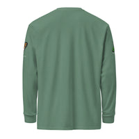 Irish Stuff: Celtic Shamrock - Garment-dyed heavyweight long-sleeve shirt (Free Shipping).