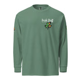 Irish Stuff: Celtic Knot - Garment-dyed heavyweight long-sleeve shirt (Free Shipping).