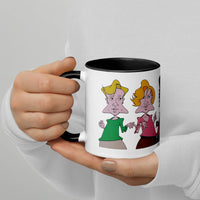 80's: Mug with Color Inside (Free Shipping).