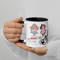 80's: Mug with Color Inside (Free Shipping).