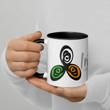 Irish Stuff (Celtic Knot 1): Mug with 'Four Different Colors' Inside