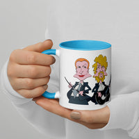 80's: Mug with Color Inside (Free Shipping).