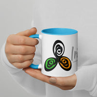 Irish Stuff (Celtic Knot 1): Mug with 'Four Different Colors' Inside