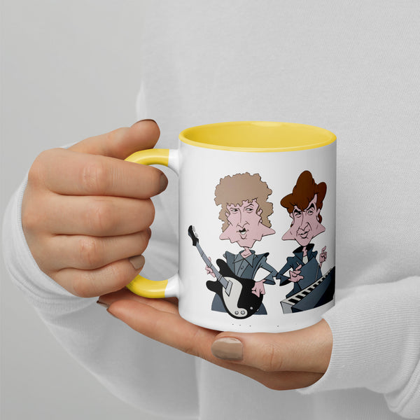 80's: Mug with Color Inside (Free Shipping).