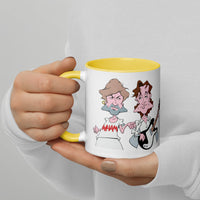 80's: Mug with Color Inside (Free Shipping).